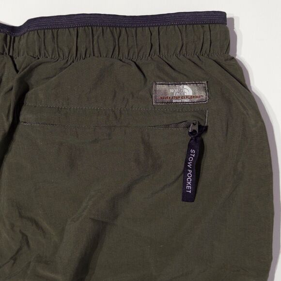 The North Face Men's Nylon Hiking Trekking Shorts Army Green 11" Inseam Size L - Picture 6 of 10